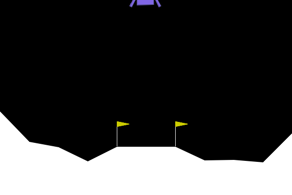 Gymnasium Box2D example (LunarLander)