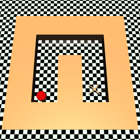 Offline RL dataset family example: AntMaze