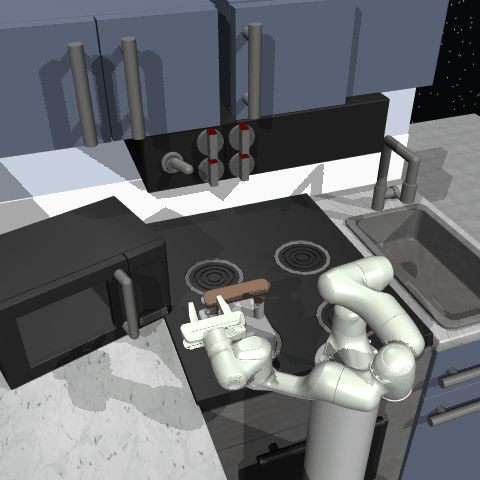 Offline RL dataset family example: FrankaKitchen