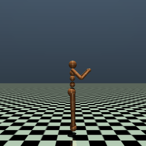 Gymnasium MuJoCo example (Humanoid)